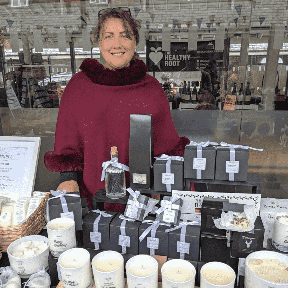 Tripps' Vibrant Debut at Tiverton's Farmers Market: A Scent-Sational Success!